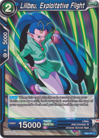 Lilibeu, Exploitative Flight (DB2-051) [Divine Multiverse]